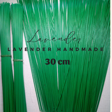 20 cành kẽm bọc nhựa, làm cành hoa, thú handmade