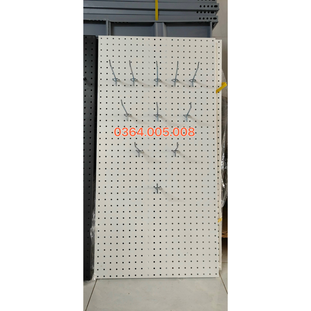 Tấm tôn đục lỗ treo phụ kiện - Dài 1m x Rộng 50cm