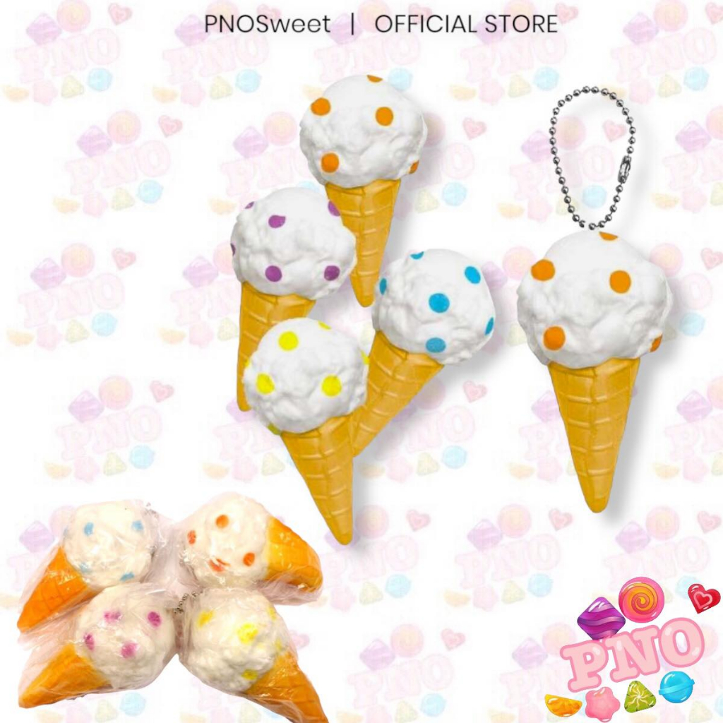Squishy Kem ốc quế 🍦
