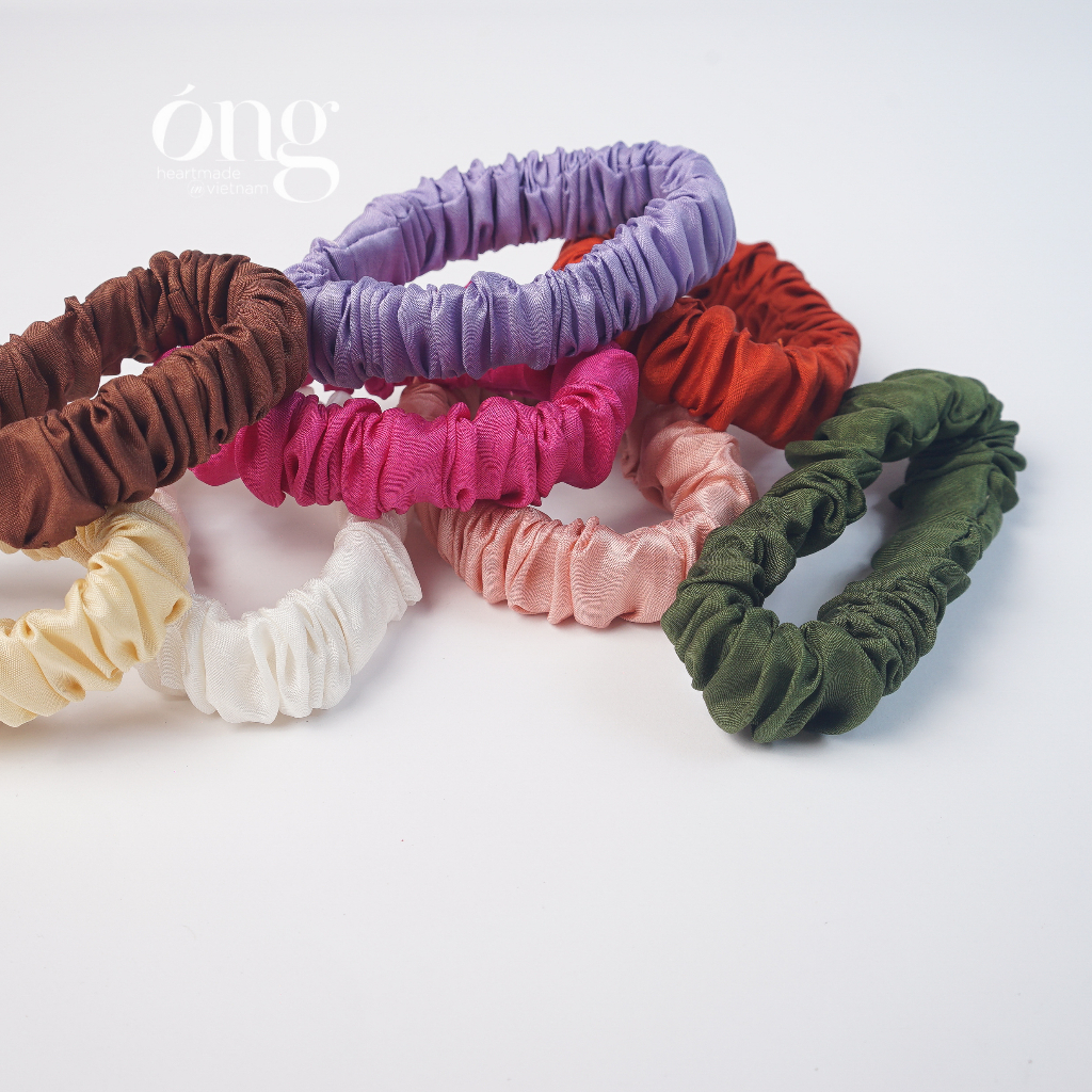 Buộc tóc lụa tơ tằm của Óng Silk