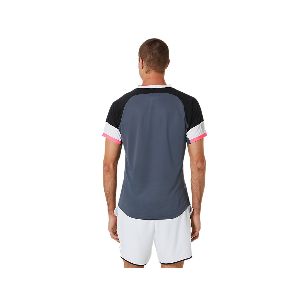 Áo Tennis Asics Thể Thao Cổ Tròn Thấm Hút Mồ Hôi