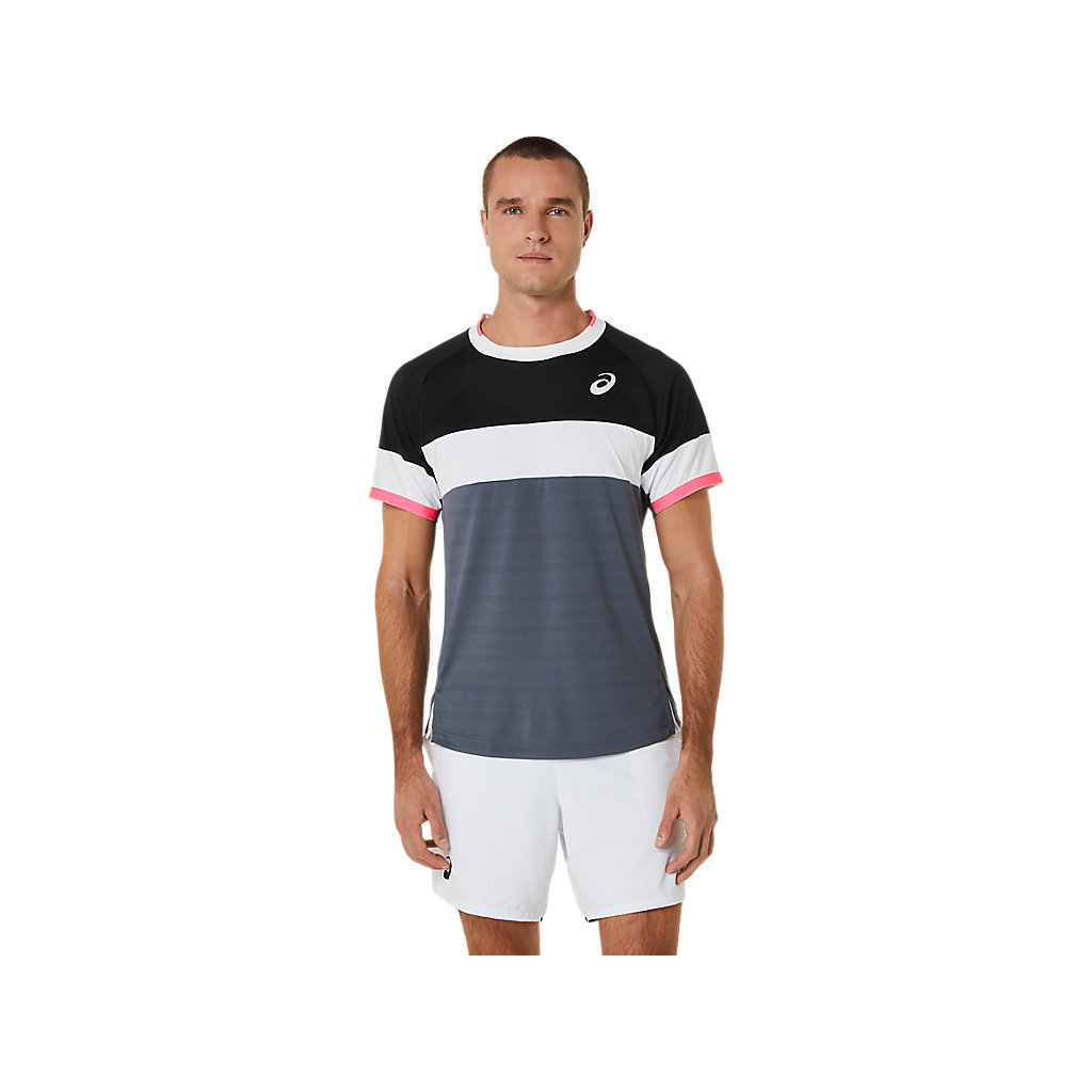 Áo Tennis Asics Thể Thao Cổ Tròn Thấm Hút Mồ Hôi