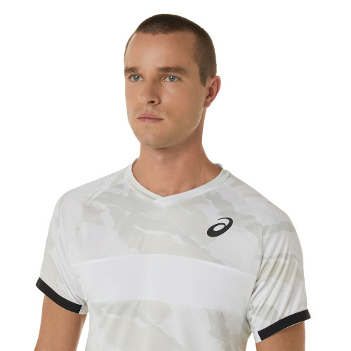 Áo Tennis Asics Thể Thao Cổ Tròn Thấm Hút Mồ Hôi