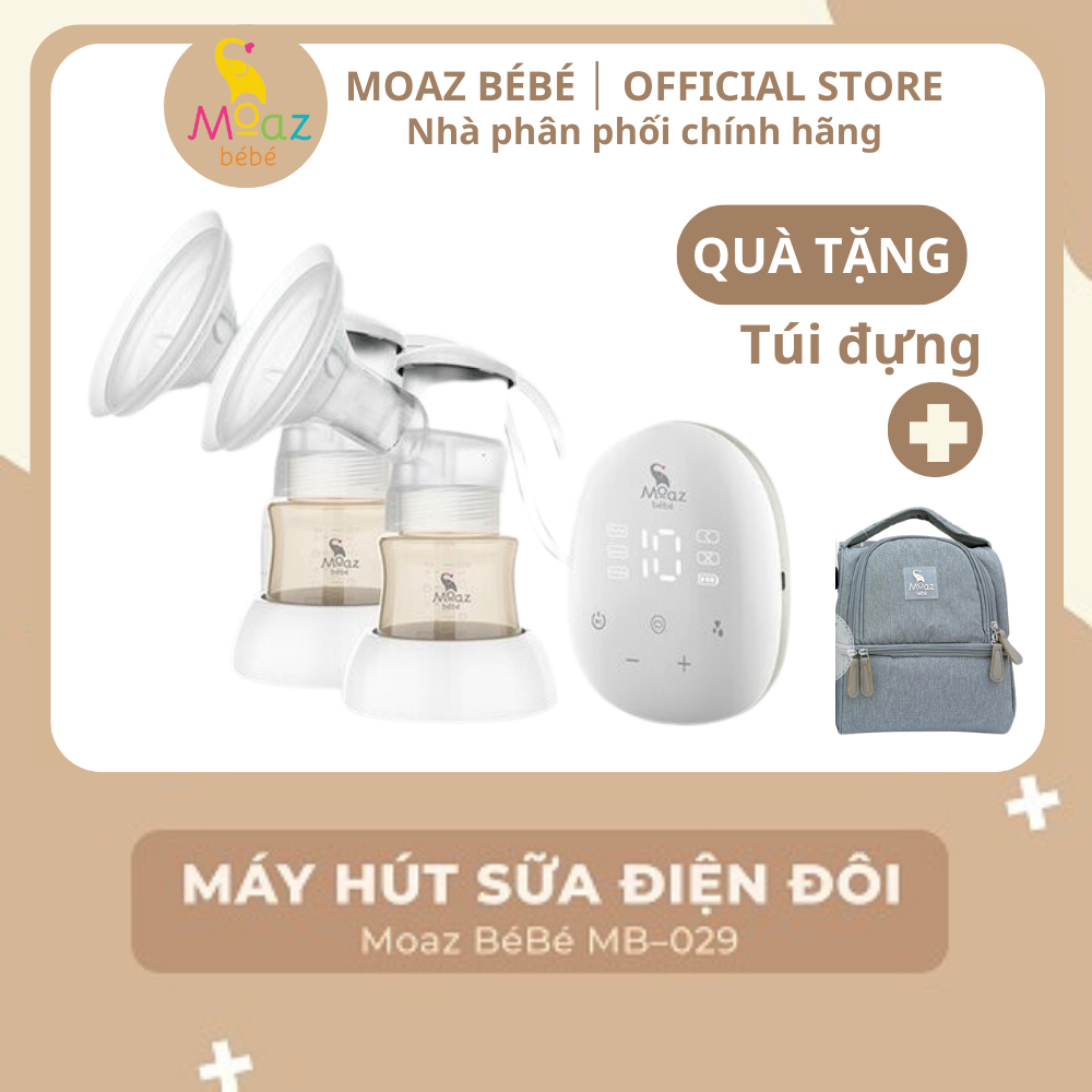 Máy hút sữa điện đôi MOAZ BÉBÉ MB029