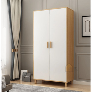 Tủ Quần Áo Tủ Gỗ Đa Năng Có Kệ Chất Liệu Gỗ MDF Phong Cách Hiện Đại - H9