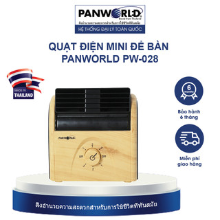 Quạt điện mini để bàn Panworld PW-028 nhập khẩu Thái Lan bảo hành 6 tháng