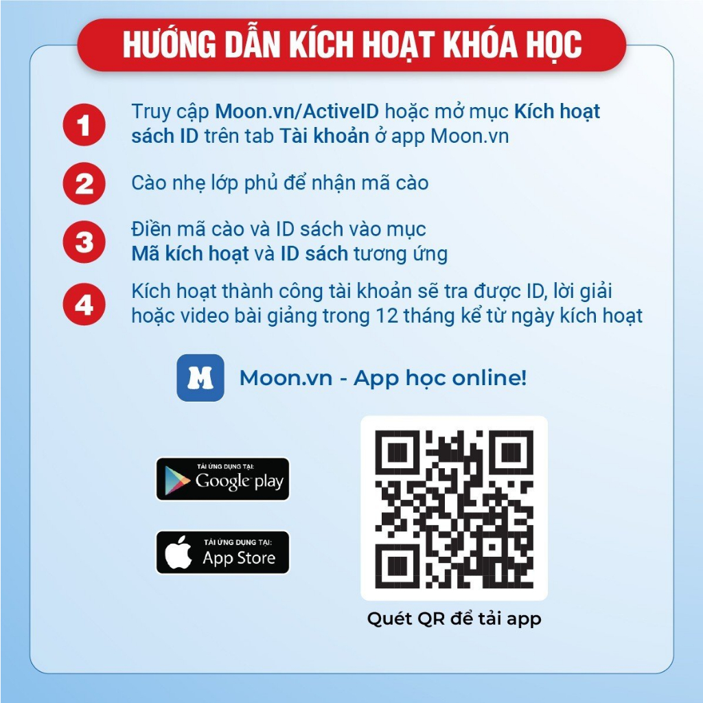 Sách bộ đề minh họa ôn thi THPT QG 2023: Combo 2 sách môn Toán và Tiếng Anh cô Trang Anh Moonbook | Sach ID