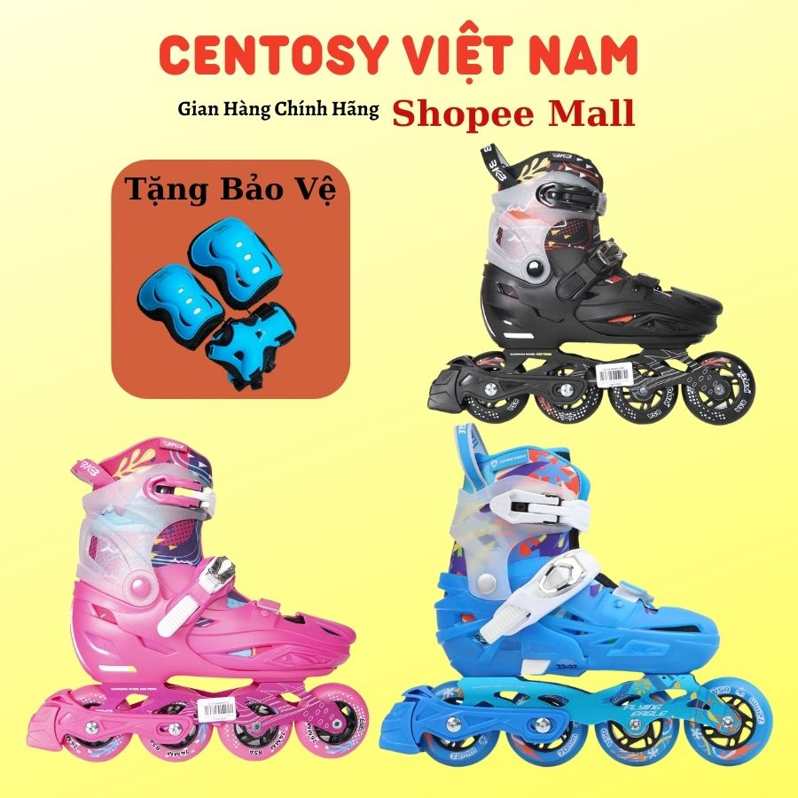 [Tặng Bảo Vệ Tay Chân] Giày Patin Trẻ Em Centosy - Flying Eagle BKB K9