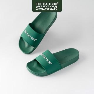 Dép quai ngang slipper The Bad God Basic xanh cổ vịt fullbox X01 Green