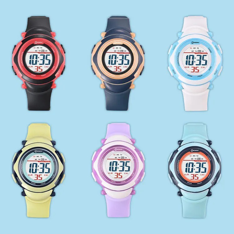 Đồng Hồ Trẻ Em MINGRUI 8568 Chính Hãng Không Vô Nước Điện Tử Thể Thao Cho Bé Trai Bé Gái