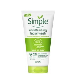 Simple Sữa rửa mặt Moisturising Facial Wash Smooth And Healthy Looking Skin 150ml