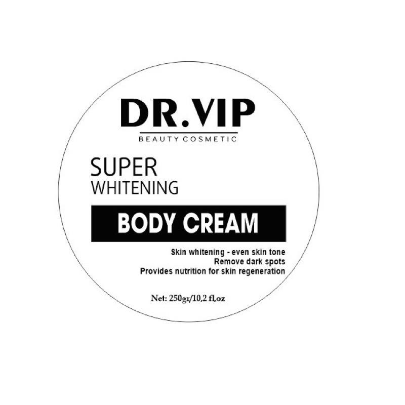 Tem dán nắp kem body
