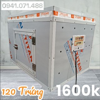 Máy Ấp Việt Nhật 60 Trứng Vỏ Nhôm - Máy ấp Mini- Hoàn toàn tự động tạo nhiệt dây cabon hàng công ty chính hãng