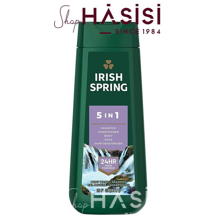 Gel Tắm IRISH SPRING - Original Clean Body Wash 591ml (Xanh Lá)