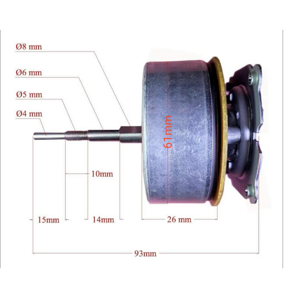 Động cơ 3 pha 34W