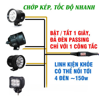 Mạch pasing 3s cho 2 đèn trợ sáng