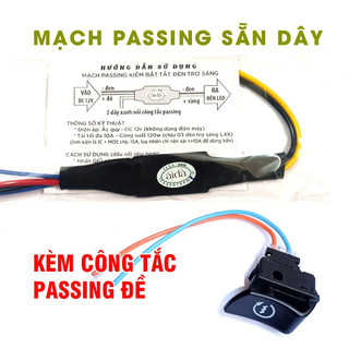 Mạch pasing 3s cho 2 đèn trợ sáng
