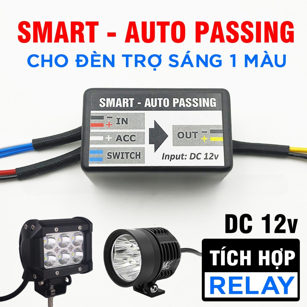Mạch pasing 3s cho 2 đèn trợ sáng