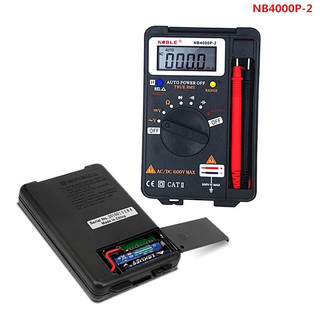 Đồng hồ đo vạn năng Noble NB 4000P-2, tự động chuyển thang đo, bỏ túi tiện dụng, điện trở, điện áp, dòng AC, DC, Tụ điện