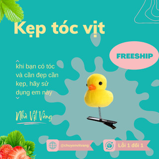 Cài tóc , kẹp tóc con vịt