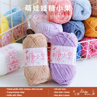 Len Candy Cotton - Cuộn 40gr