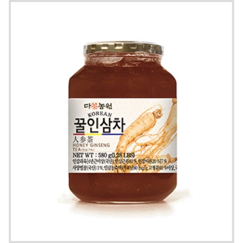 Nhân sâm ngâm mật ong Hàn Quốc Danongwon 580g