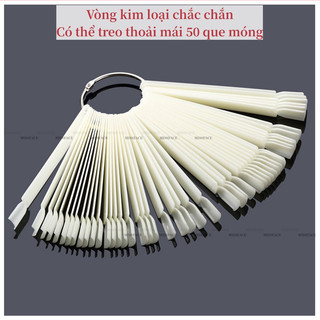 Móng que vuông- móng que tập dũa + tập sơn