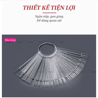 Móng que vuông- móng que tập dũa + tập sơn