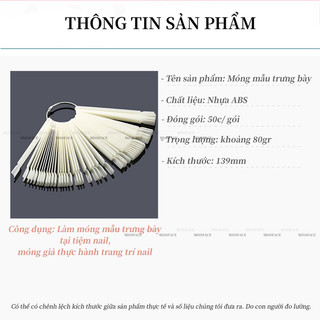Móng que vuông- móng que tập dũa + tập sơn