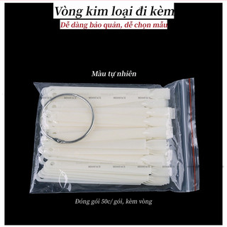 Móng que vuông- móng que tập dũa + tập sơn