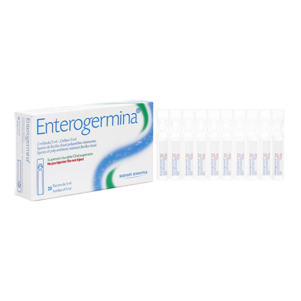 Hỗn dịch men vi sinh Enterogermina 2 tỷ/5ml (20 ống x 5ml)