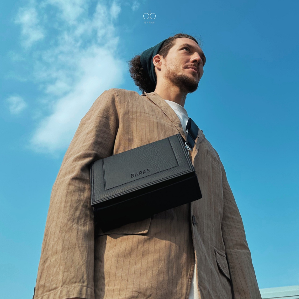Túi đeo chéo hộp MURPHY BAG - BARAS VIETNAM - Túi đeo chéo nam nữ