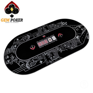 THẢM POKER OVAL GEM ROYAL CAO CẤP