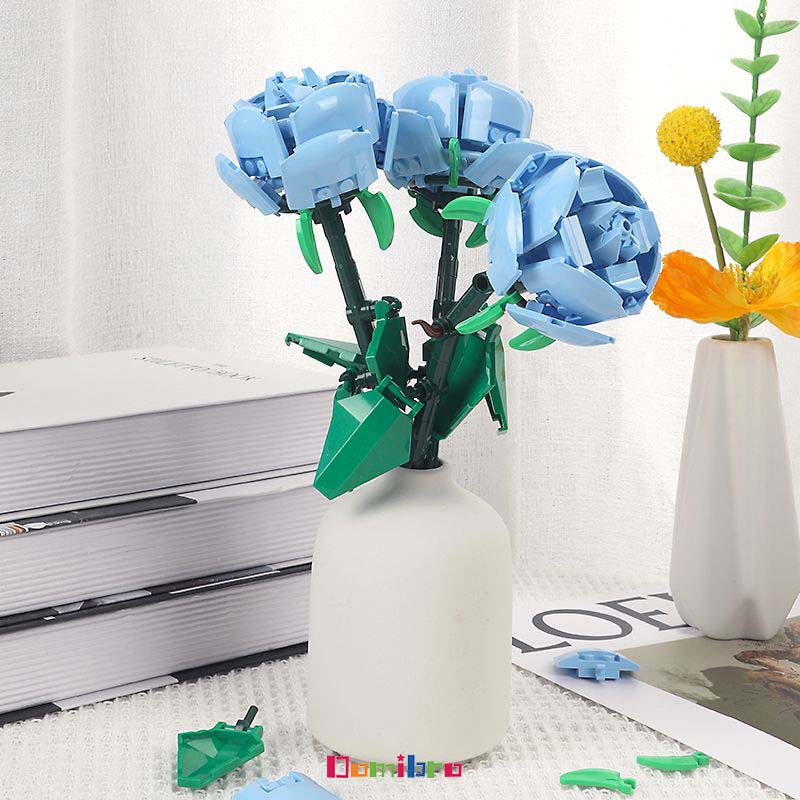 77 CHI TIẾT | Bộ đồ chơi lắp ráp Lego hoa hồng DIY Sáng tạo đồ chơi xếp hình Hoa hồng Mô hình trẻ em gái