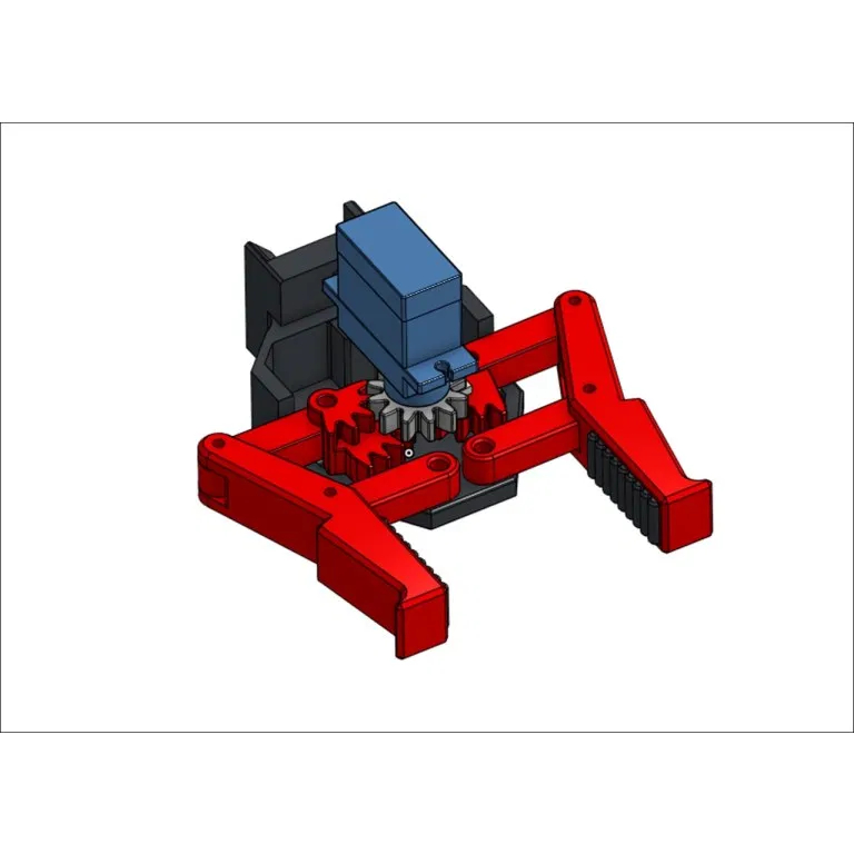 Tay gắp Robot SG90 - IN3D hỗ trợ lắp - kèm động cơ - ốc vít - Cánh tay Robot