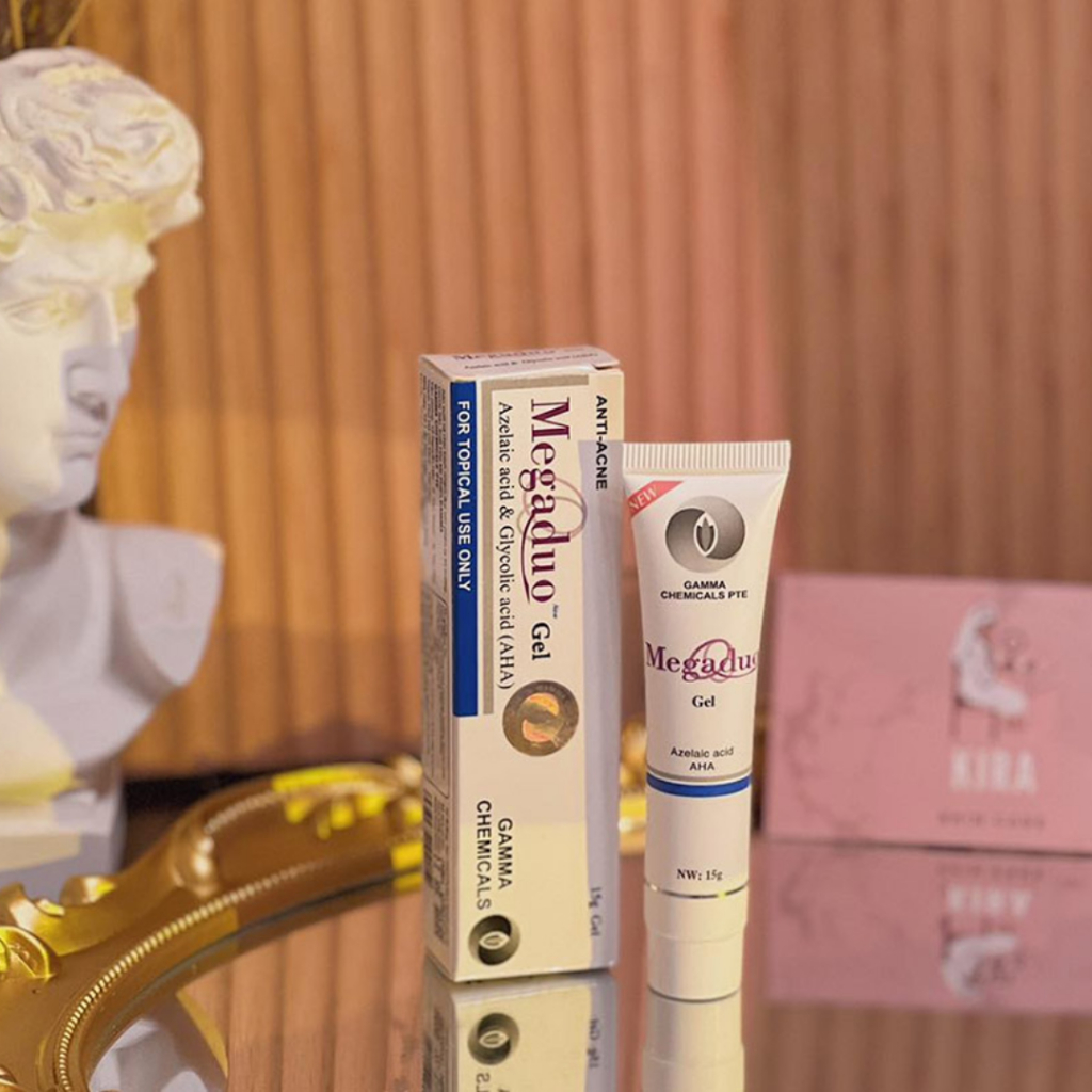 Megaduo Gel giảm mụn, giảm thâm, dưỡng da - Megaduo Azelaic acid & Glycolic acid  Gel 15g