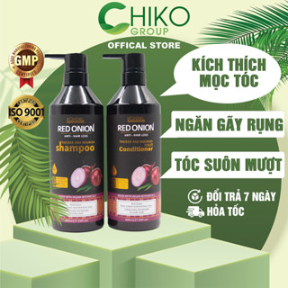Bộ Dầu Gội Xả CHIKO K’OPÉREL - Red Onion Chiết Xuất Hành Đỏ, Kích Thích Mọc Tóc 800ml