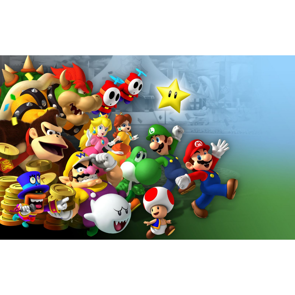 Poster Dán Tường Phim Hoạt Hình The Super Mario Bros.Movie. Vương Quốc Nấm MS SM200