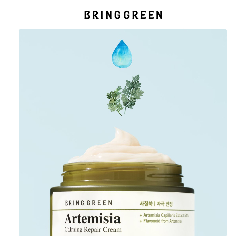 Kem Dưỡng Làm Dịu Da Bring Green Artemisia Calming Repair Cream 75ML