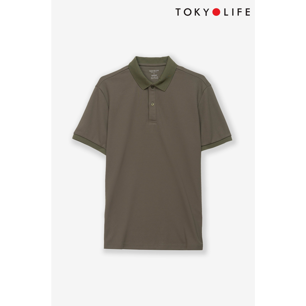 [Mã FATREND2810 giảm đến 30k tối đa 99k] Áo Polo NAM cổ vải trơn TOKYOLIFE C7POL004K