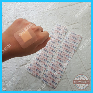 HCM - Combo 8 Băng keo cá nhân vuông mini 3.8cm nhỏ gọn để trong bóp ví túi xách