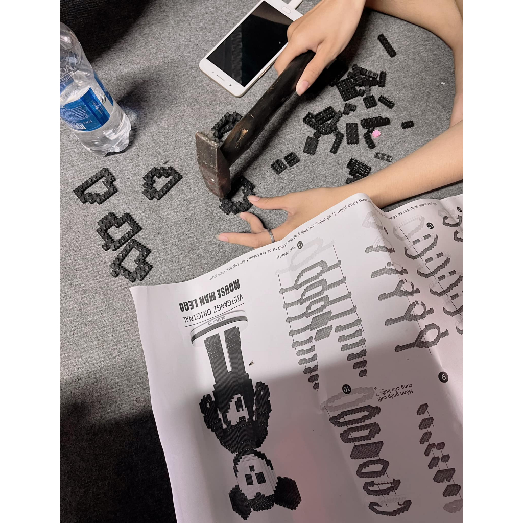 Bộ xếp hình chính hãng Vietgangz MOUSE MAN