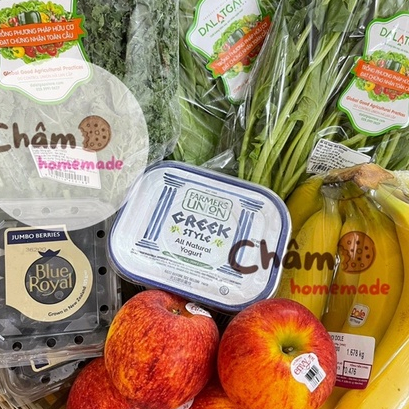 Bánh ăn dặm sữa chua trái cây cho bé từ 6 tháng thơm ngon bổ dưỡng Châm Homemade