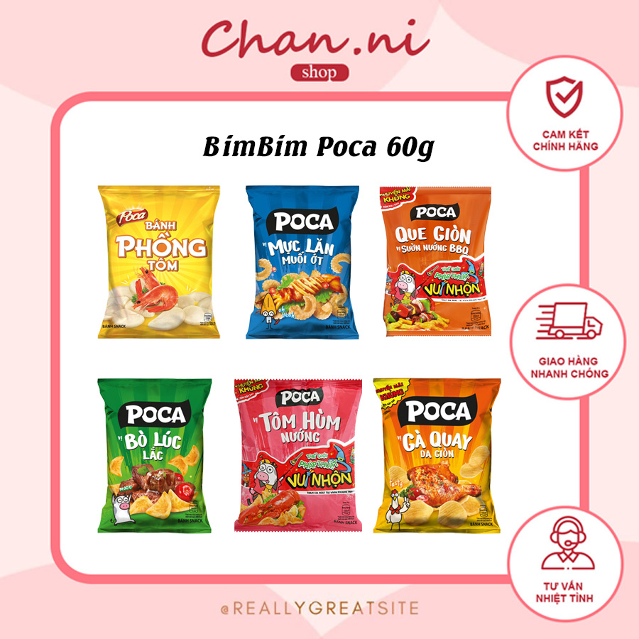 Bim bim Poca gói 60g