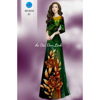 (A690-A691) 2 màu Áo dài in 3D hoạ tiết sang trọng - Áo Dài Đan Linh