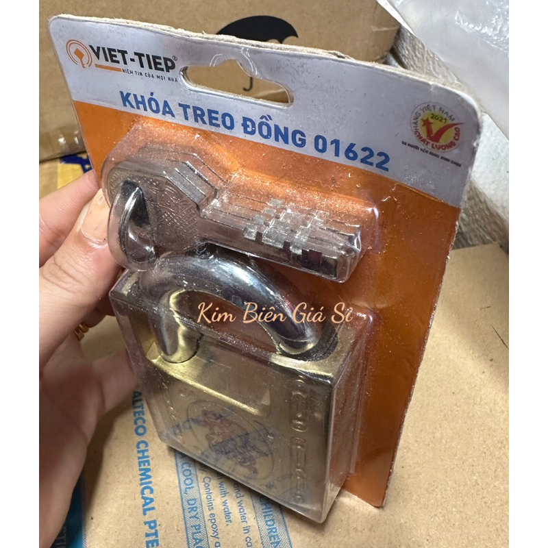 Khoá Treo Đồng Thần Tài chống cắt Việt Tiệp 01622