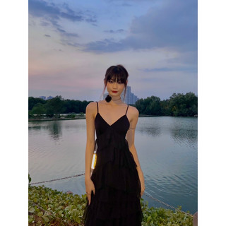 Đầm tầng hở lưng - Mpalette