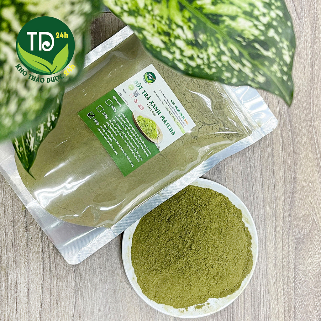 [1kg] Bột trà xanh matcha nguyên chất 100%, hương liệu tự nhiên làm bánh, pha đồ uống, đắp mặt nạ | Kho thảo dược 24h