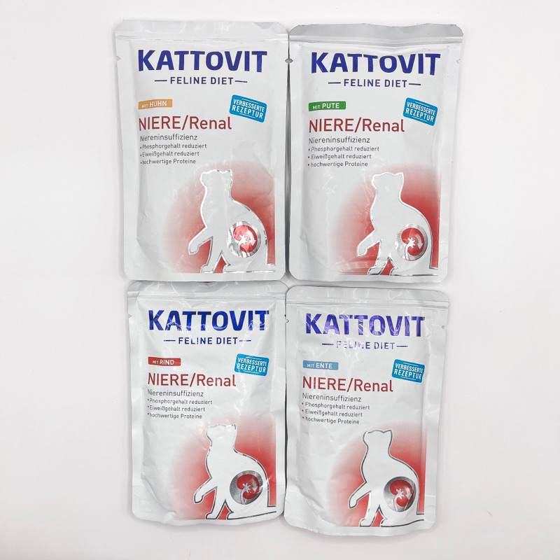 Pate đặc biệt cho mèo tiết niệu, sỏi thận KATTOVIT URINARY, RENAL
