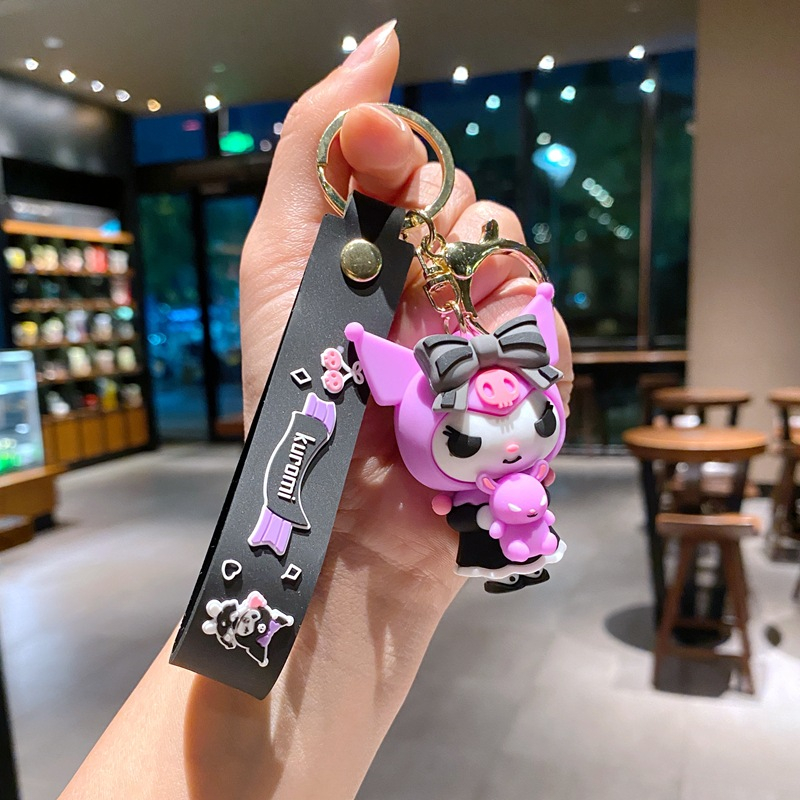 Móc Khoá Sanrio Kuromi - Móc Treo Chìa Khoá/Treo Balo Kuboshop